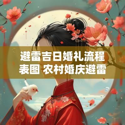 避雷吉日婚礼流程表图 农村婚庆避雷最佳方案