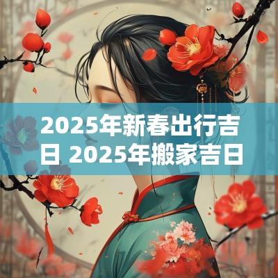 2025年新春出行吉日 2025年搬家吉日吉时