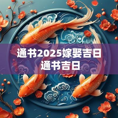 通书2025嫁娶吉日 通书吉日