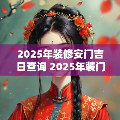2025年装修安门吉日查询 2025年装门最佳吉日