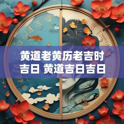 黄道老黄历老吉时吉日 黄道吉日吉日查询表