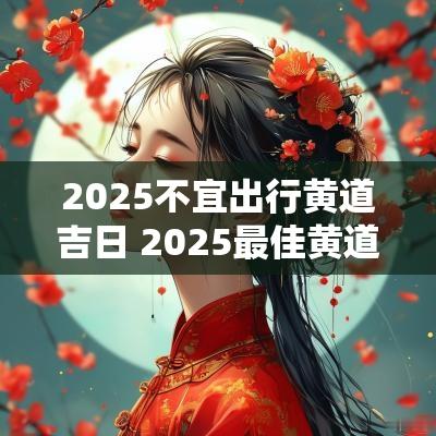 2025不宜出行黄道吉日 2025最佳黄道吉日查询