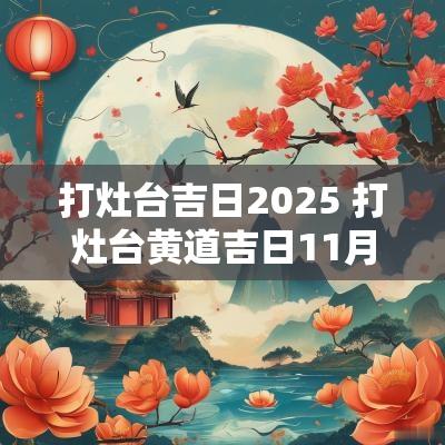 打灶台吉日2025 打灶台黄道吉日11月