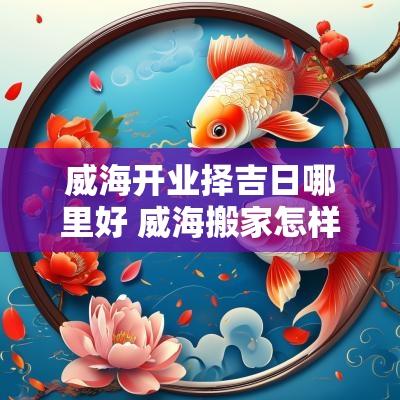 威海开业择吉日哪里好 威海搬家怎样择吉日