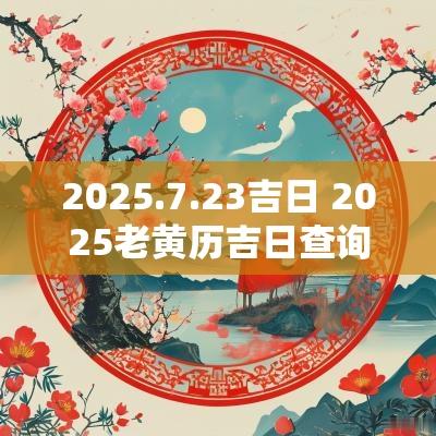 2025.7.23吉日 2025老黄历吉日查询