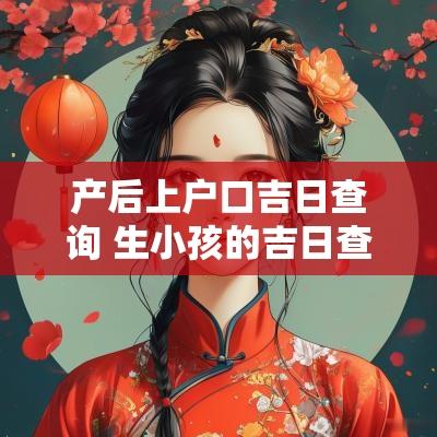 产后上户口吉日查询 生小孩的吉日查询