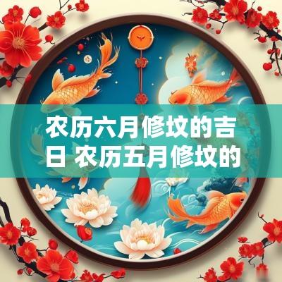农历六月修坟的吉日 农历五月修坟的吉日