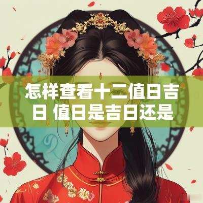 怎样查看十二值日吉日 值日是吉日还是凶日呢