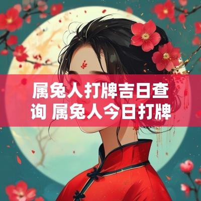 属兔人打牌吉日查询 属兔人今日打牌财位