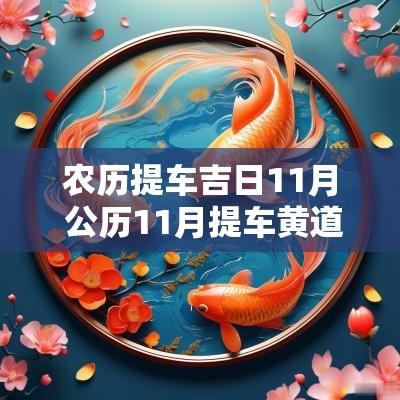 农历提车吉日11月 公历11月提车黄道吉日