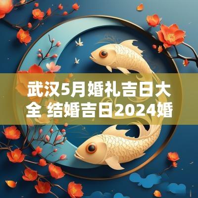 武汉5月婚礼吉日大全 结婚吉日2025婚礼
