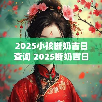 2025小孩断奶吉日查询 2025断奶吉日怎么看