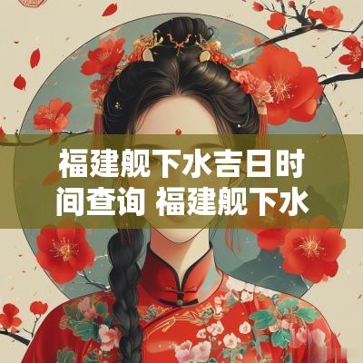 福建舰下水吉日时间查询 福建舰下水准确时间
