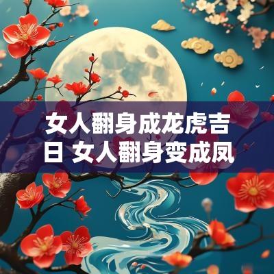 女人翻身成龙虎吉日 女人翻身变成凤凰