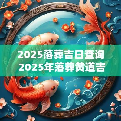 2025落葬吉日查询 2025年落葬黄道吉日