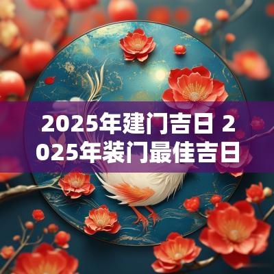 2025年建门吉日 2025年装门最佳吉日