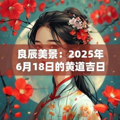 良辰美景：2025年6月18日的黄道吉日
