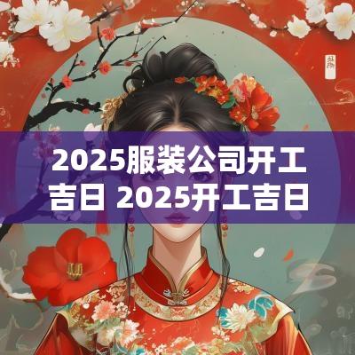 2025服装公司开工吉日 2025开工吉日要做啥
