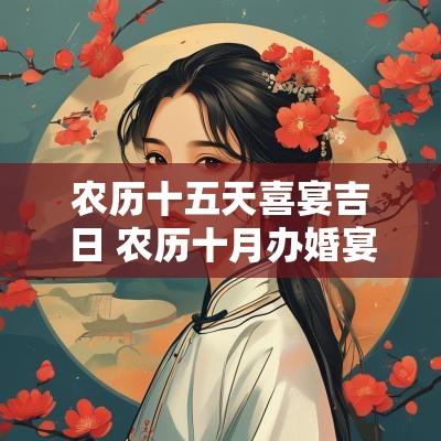 农历十五天喜宴吉日 农历十月办婚宴的吉日
