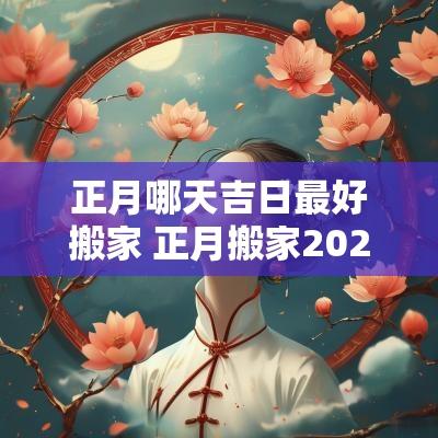 正月哪天吉日最好搬家 正月搬家2025年吉日