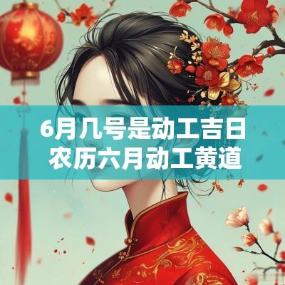 6月几号是动工吉日 农历六月动工黄道吉日