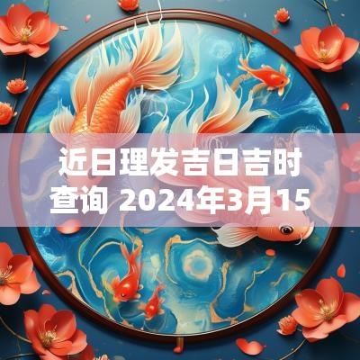 近日理发吉日吉时查询 2025年3月15日理发吉日吉时