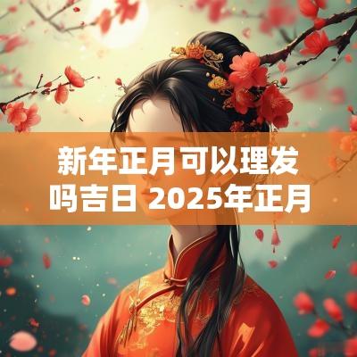 新年正月可以理发吗吉日 2025年正月理发开市吉日