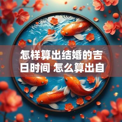 怎样算出结婚的吉日时间 怎么算出自己结婚日期