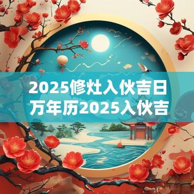 2025修灶入伙吉日 万年历2025入伙吉日