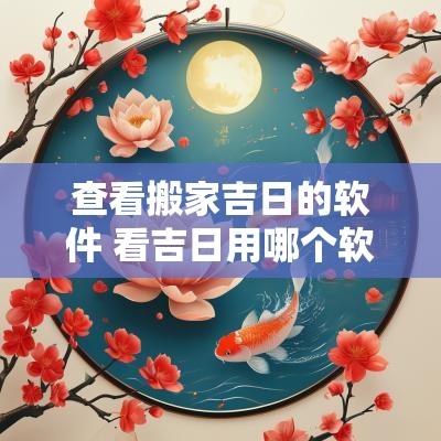 查看搬家吉日的软件 看吉日用哪个软件好