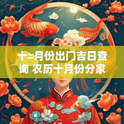 十=月份出门吉日查询 农历十月份分家吉日