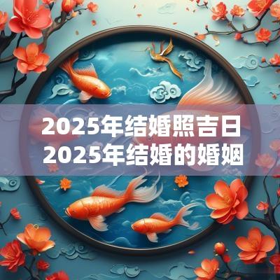 2025年结婚照吉日 2025年结婚的婚姻吉日