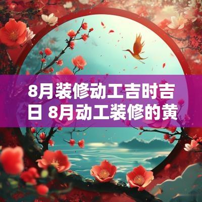 8月装修动工吉时吉日 8月动工装修的黄道吉日有哪些