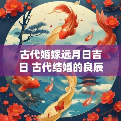 古代婚嫁远月日吉日 古代结婚的良辰吉日日期
