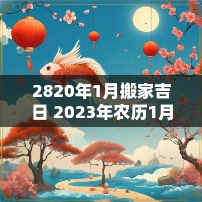 2820年1月搬家吉日 2025年农历1月搬家吉日一览表