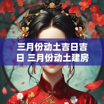 三月份动土吉日吉日 三月份动土建房的吉日良辰