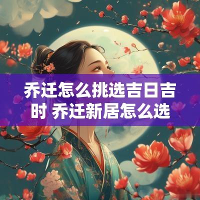 乔迁怎么挑选吉日吉时 乔迁新居怎么选良辰吉日