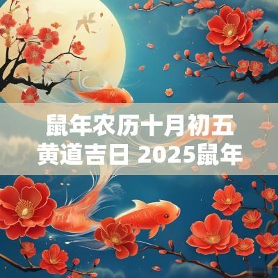 蛇年农历十月初五黄道吉日 2025蛇年正月吉日