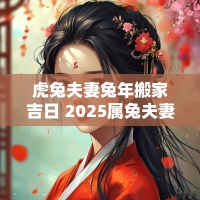 虎兔夫妻蛇年搬家吉日 2025属兔夫妻搬家吉日