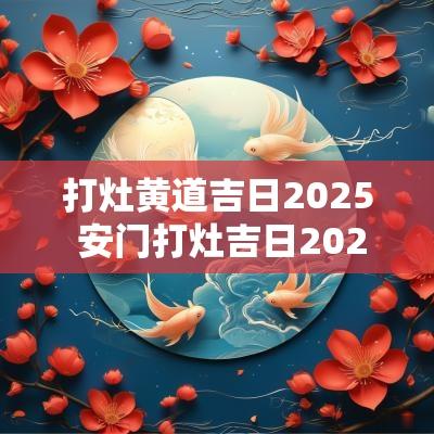 打灶黄道吉日2025 安门打灶吉日2025