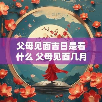 父母见面吉日是看什么 父母见面几月是吉日