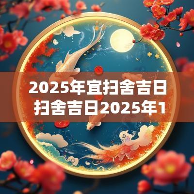 2025年宜扫舍吉日 扫舍吉日2025年12月