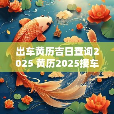 出车黄历吉日查询2025 黄历2025接车吉日查询