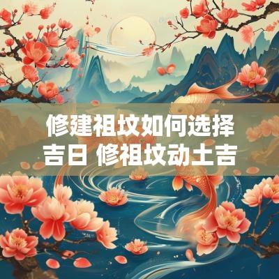 修建祖坟如何选择吉日 修祖坟动土吉日