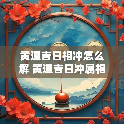 黄道吉日相冲怎么解 黄道吉日冲属相怎么化解