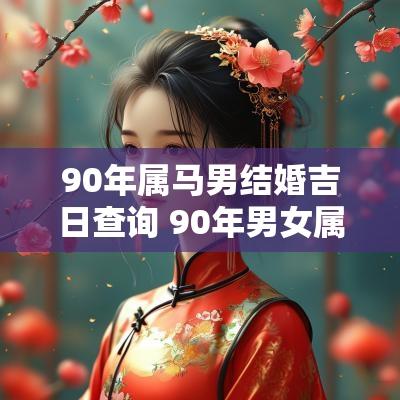 90年属马男结婚吉日查询 90年男女属马的结婚吉日