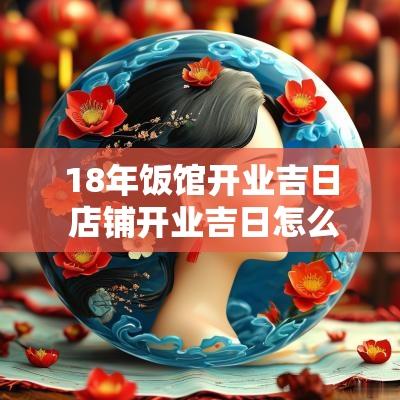 18年饭馆开业吉日 店铺开业吉日怎么看