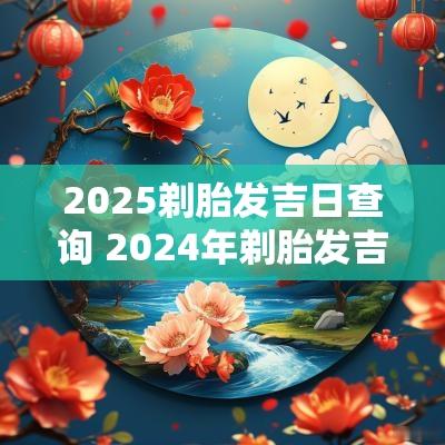 2025剃胎发吉日查询 2025年剃胎发吉日一览表