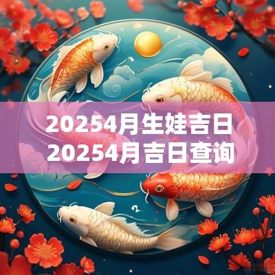 20254月生娃吉日 20254月吉日查询表