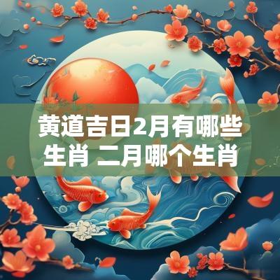 黄道吉日2月有哪些生肖 二月哪个生肖财运最佳呢